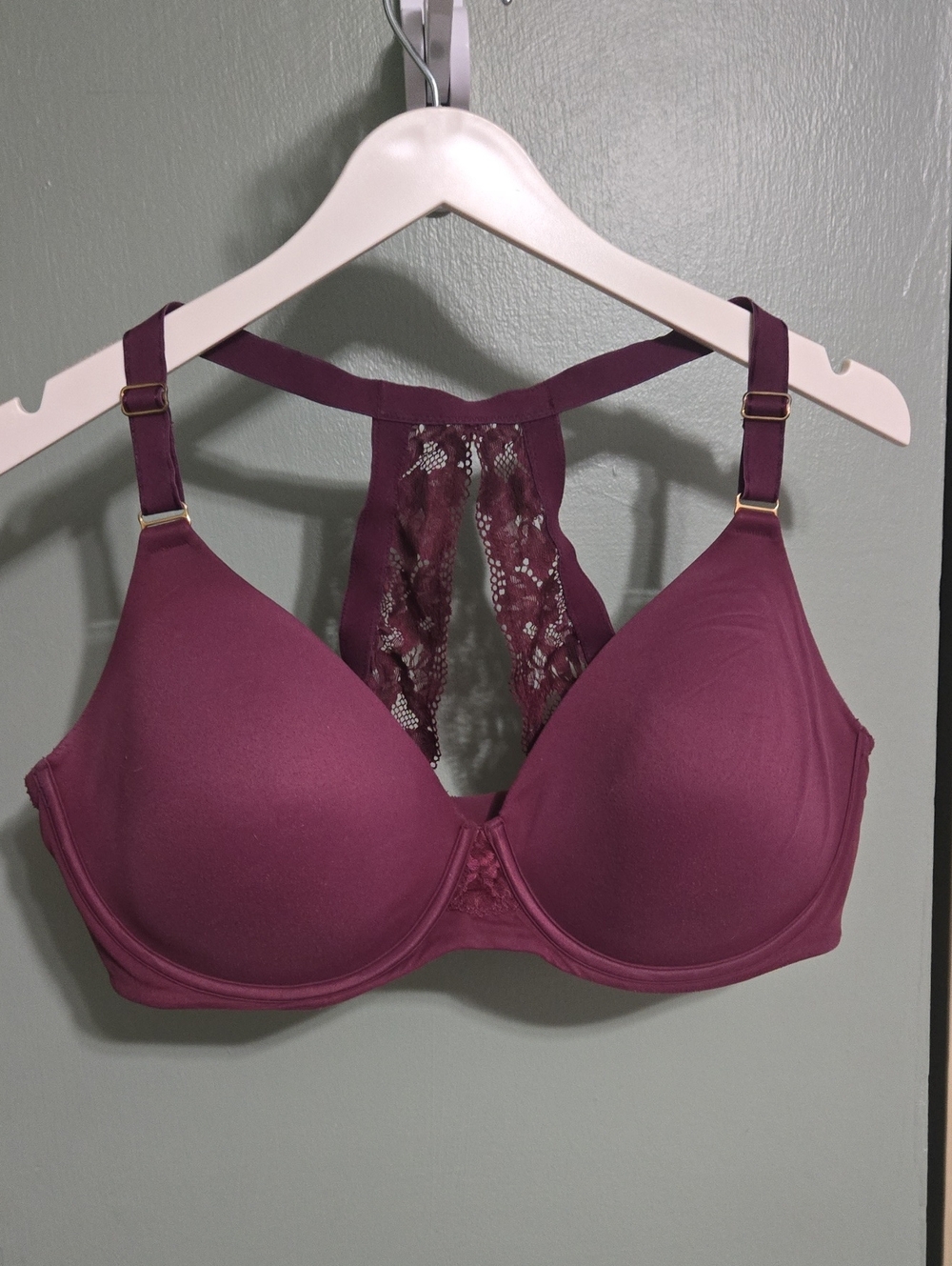 Soma Embliss Lace Back Bra - Plum 38DD